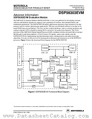 DSP56303EVMP datasheet pdf Motorola