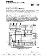 DSP56602DS datasheet pdf Motorola