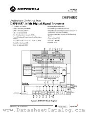 DSP56857 datasheet pdf Motorola