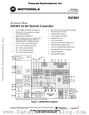 56F803 datasheet pdf Motorola