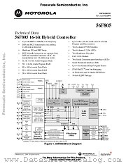DSP56F805D datasheet pdf Motorola