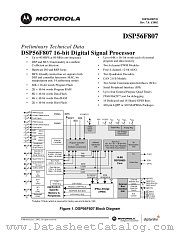 DSP56F807 datasheet pdf Motorola