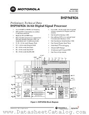 DSP56F826 datasheet pdf Motorola