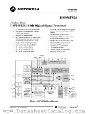 DSP56F826PB datasheet pdf Motorola