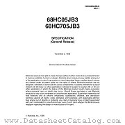 HC05JB3GRS/H datasheet pdf Motorola
