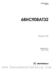 HC908AT32GRS datasheet pdf Motorola