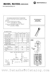 MA4404 datasheet pdf Motorola