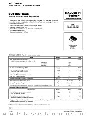 MAC08BT1 datasheet pdf Motorola