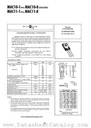 MAC10-5 datasheet pdf Motorola