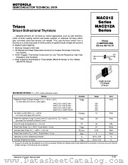MAC212-6 datasheet pdf Motorola