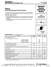 MAC223-4 datasheet pdf Motorola