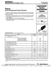 MAC229A4FP datasheet pdf Motorola