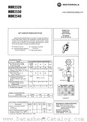 MBR2530 datasheet pdf Motorola