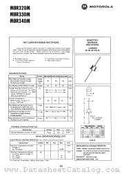 MBR320M datasheet pdf Motorola