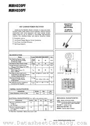 MBR4030PF datasheet pdf Motorola