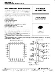 MC100E336FN datasheet pdf Motorola