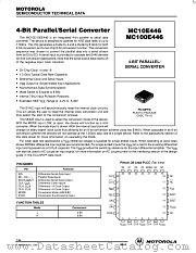 MC100E446FN datasheet pdf Motorola
