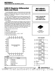 MC10E451FN datasheet pdf Motorola