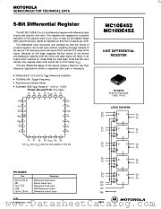 MC10E452FN datasheet pdf Motorola