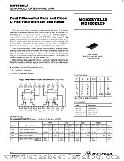 MC100EL29DW datasheet pdf Motorola