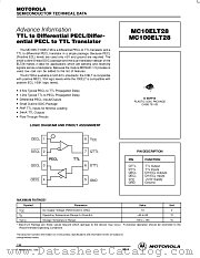 MC100ELT28D datasheet pdf Motorola