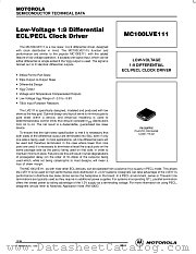 MC100EP221FN datasheet pdf Motorola