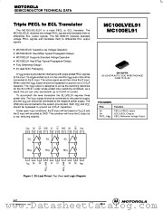 MC100LVEL91DW datasheet pdf Motorola