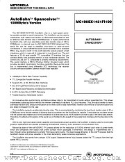 MC100SX1451FI100FI datasheet pdf Motorola