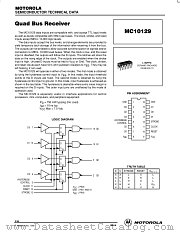 MC10129L datasheet pdf Motorola