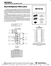 MC10134P datasheet pdf Motorola