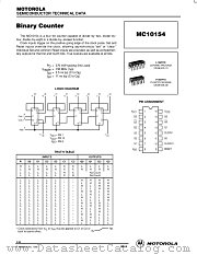 MC10154 datasheet pdf Motorola