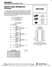 MC10159P datasheet pdf Motorola