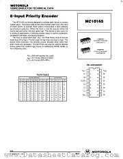 MC10165 datasheet pdf Motorola