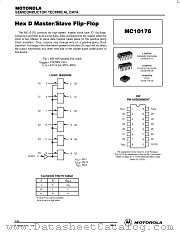 MC10176P datasheet pdf Motorola
