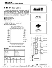 MC100E156FN datasheet pdf Motorola