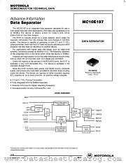 MC10E197FN datasheet pdf Motorola