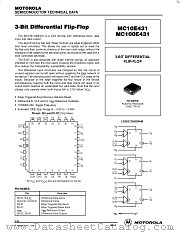 MC100E431FN datasheet pdf Motorola