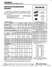 MC10H136P datasheet pdf Motorola