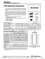 MC10H166L datasheet pdf Motorola