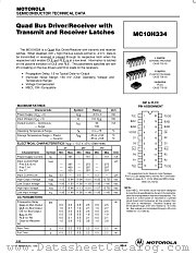 MC10H334P datasheet pdf Motorola