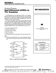 MC10LVELT23D datasheet pdf Motorola