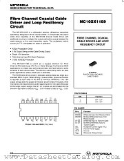 MC10SX1189D datasheet pdf Motorola