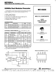 MC12025P datasheet pdf Motorola