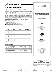 MC12080D datasheet pdf Motorola