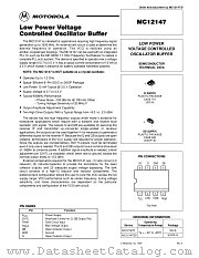 MC12147 datasheet pdf Motorola