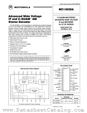 MC13028AD datasheet pdf Motorola