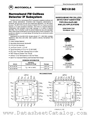 MC13150FTB datasheet pdf Motorola