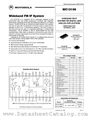 MC13156DW datasheet pdf Motorola