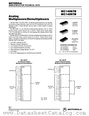 MC14097BCP datasheet pdf Motorola