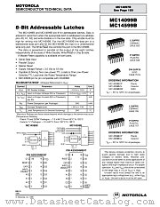 MC14099BCL datasheet pdf Motorola